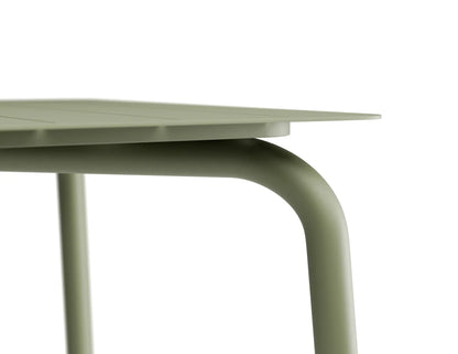 Roku Dining Table 90cm - Outdoor - Eucalyptus Green