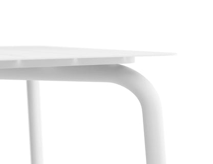 Roku Dining Table 90cm - Outdoor - White
