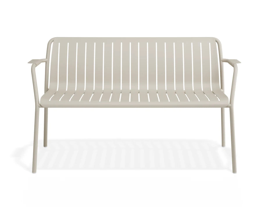 Roku Garden Bench 125cm - Outdoor - Matte Latte