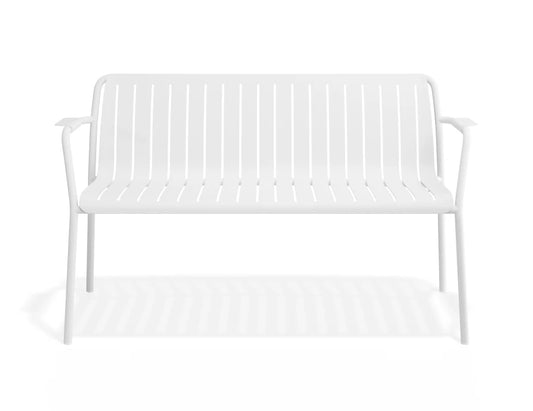 Roku Garden Bench 125cm - Outdoor - White