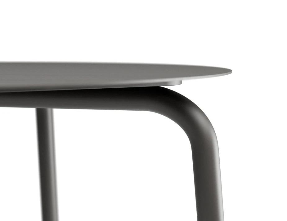 Roku Round Dining Table 120cm - Outdoor - Charcoal