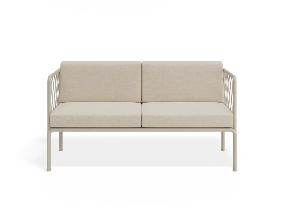 Seville 2 Seater Sofa - Latte - Outdoor