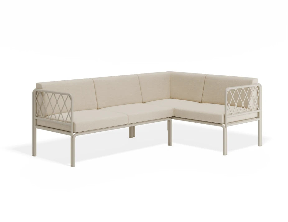 Seville Config B Corner Sofa - Latte - Outdoor