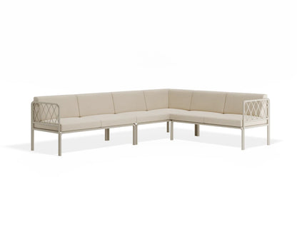 Seville Config D Corner Sofa - Latte - Outdoor