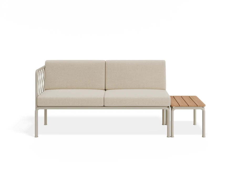 Seville Config E - 2 Seater Sofa - Latte - Outdoor