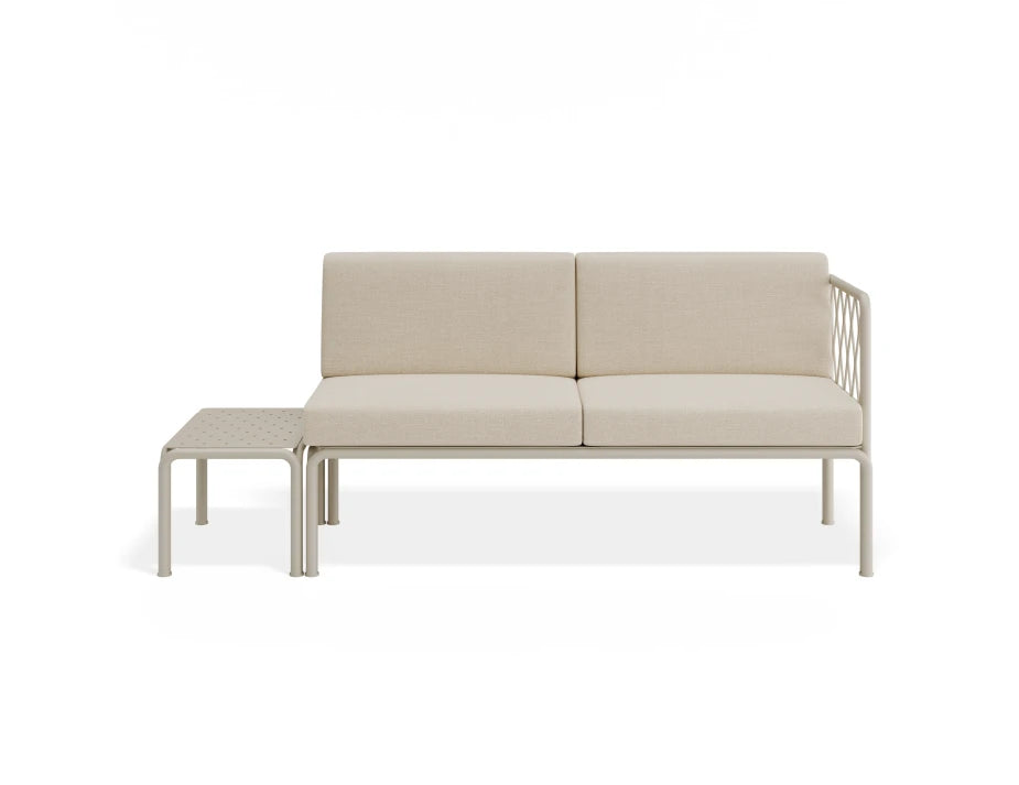 Seville Config F - 2 Seater Sofa - Latte - Outdoor