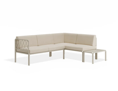 Seville Config G Corner Sofa - Latte - Outdoor