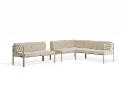 Seville Config J Corner Sofa - Latte - Outdoor