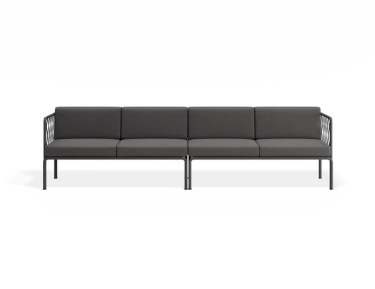 Seville 4 Seater Sofa - Charcoal - Outdoor