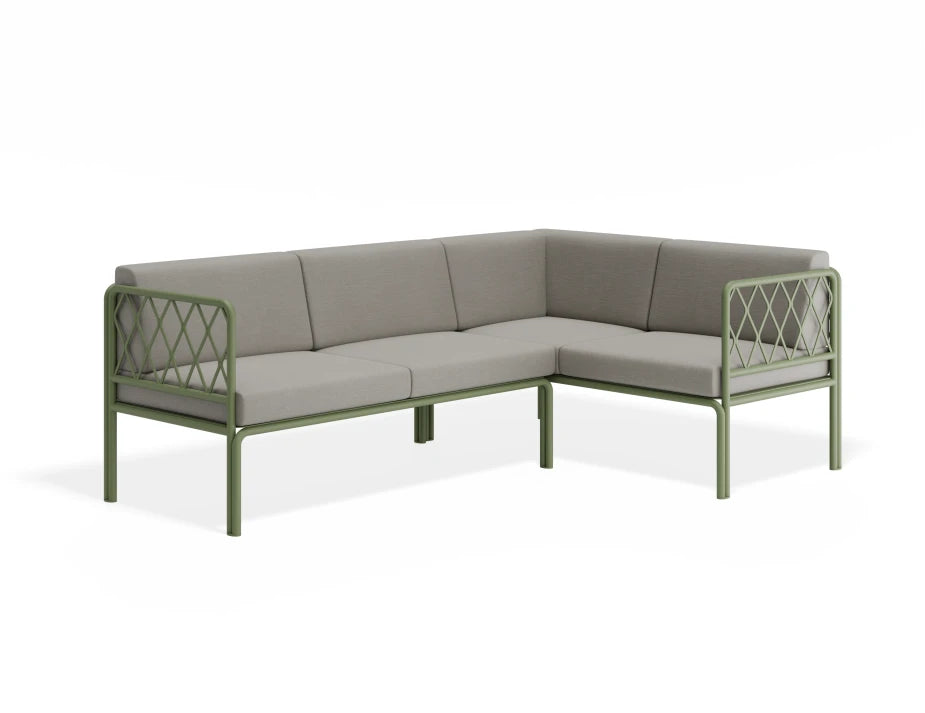 Seville Config B Corner Sofa - Eucalyptus Green - Outdoor