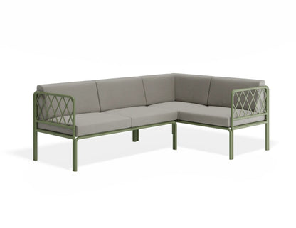 Seville Config B Corner Sofa - Eucalyptus Green - Outdoor