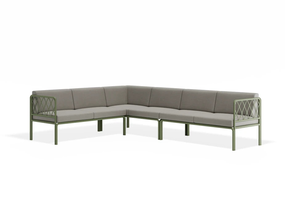 Seville Config C Corner Sofa - Eucalyptus Green - Outdoor