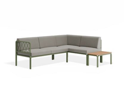 Seville Config G Corner Sofa - Eucalyptus Green - Outdoor