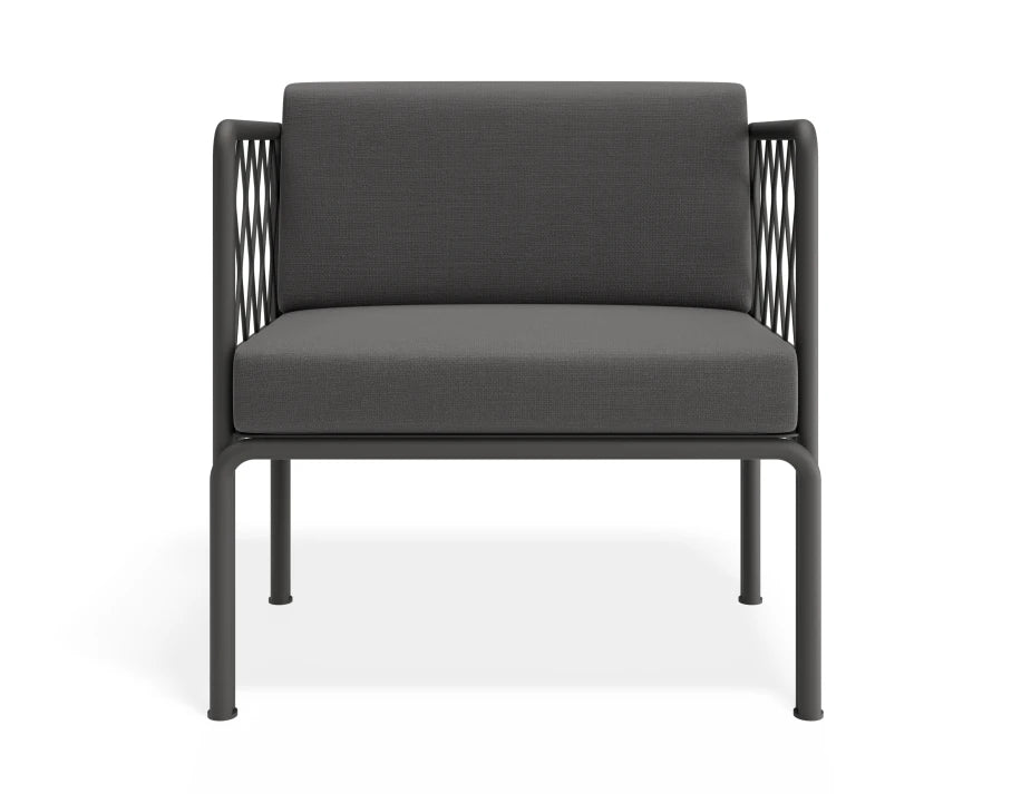Seville Lounge Chair - Charcoal - Outdoor