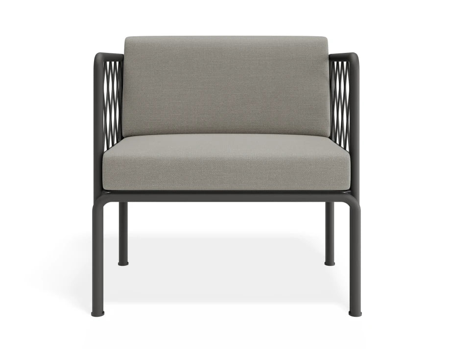 Seville Lounge Chair - Charcoal - Outdoor