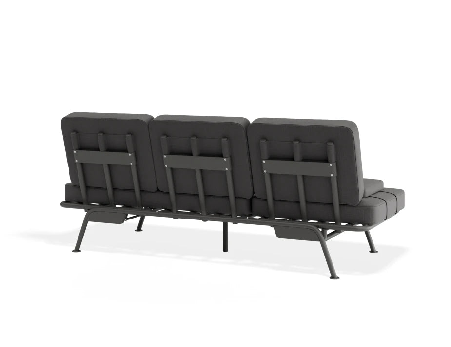 Arla Outdoor Sofa - Charcoal - Outdoor