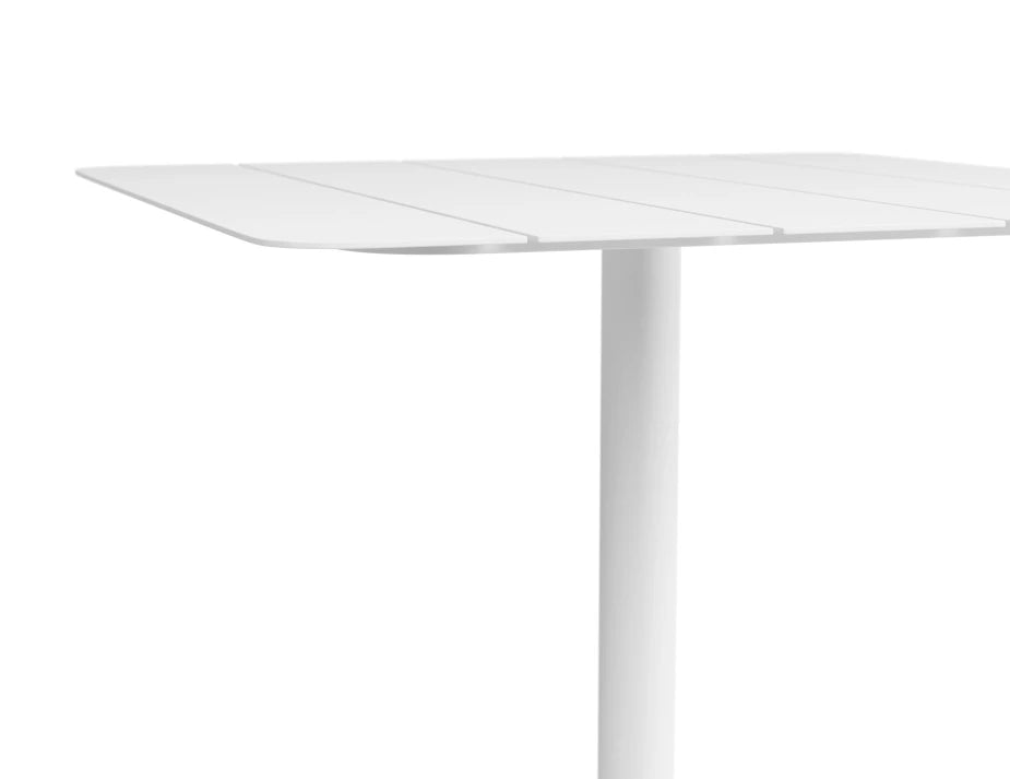 Roku High Bar Table - Outdoor - White