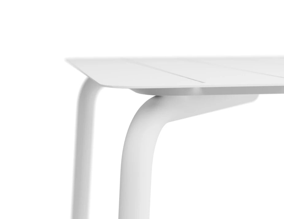 Roku Dining Table 160cm - Outdoor - White