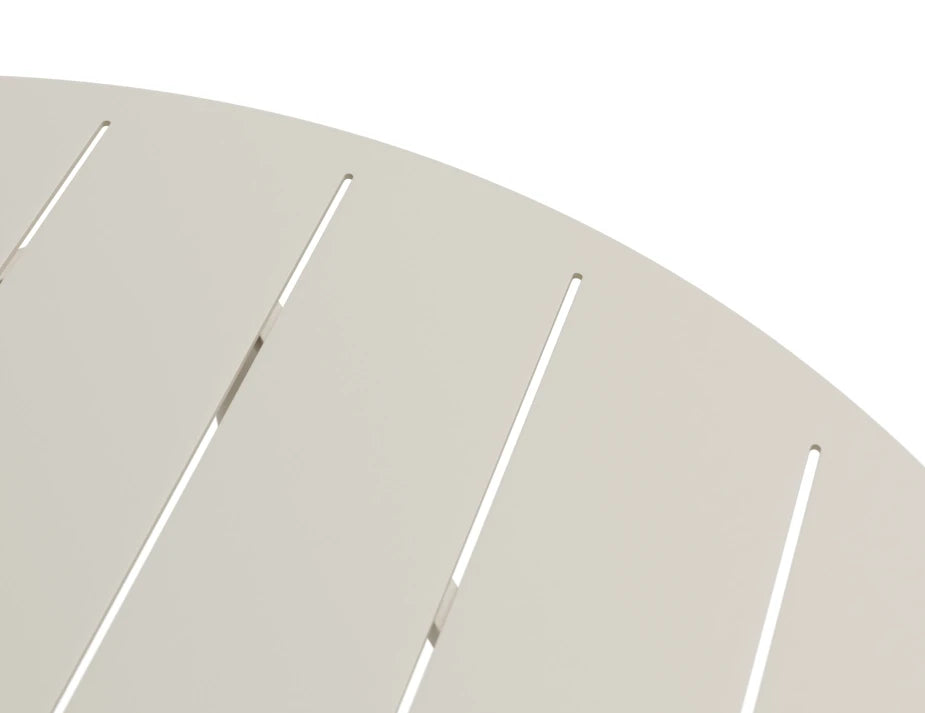 Roku Round Dining Table 120cm - Outdoor - Latte