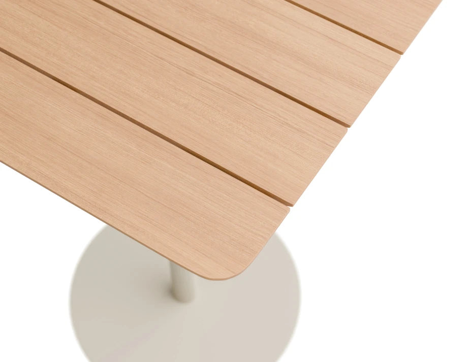 Roku High Bar Teak Table - Outdoor - Latte