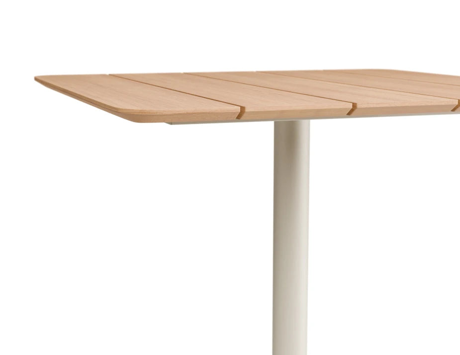 Roku High Bar Teak Table - Outdoor - Latte