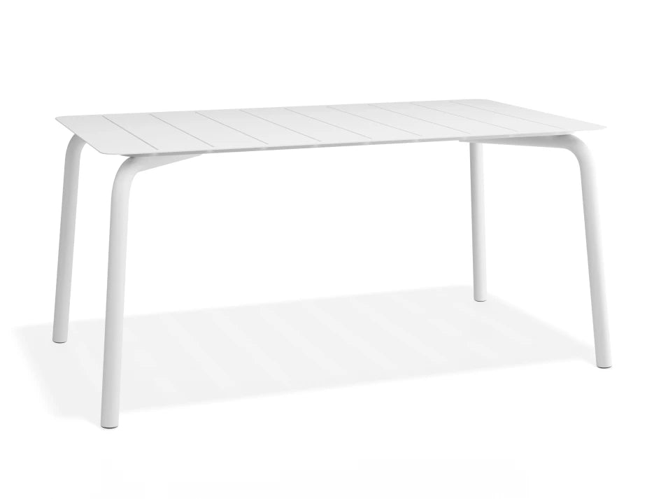 Roku Dining Table 160cm - Outdoor - White