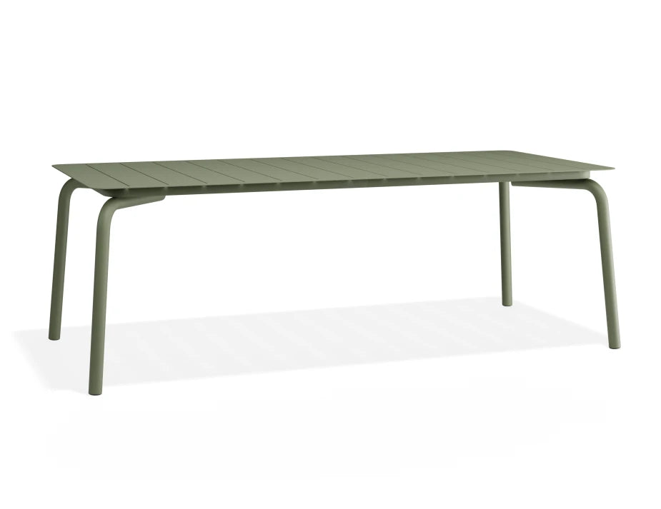 Roku Dining Table 220cm - Outdoor - Eucalyptus Green