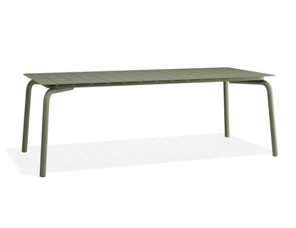 Roku Dining Table 220cm - Outdoor - Eucalyptus Green