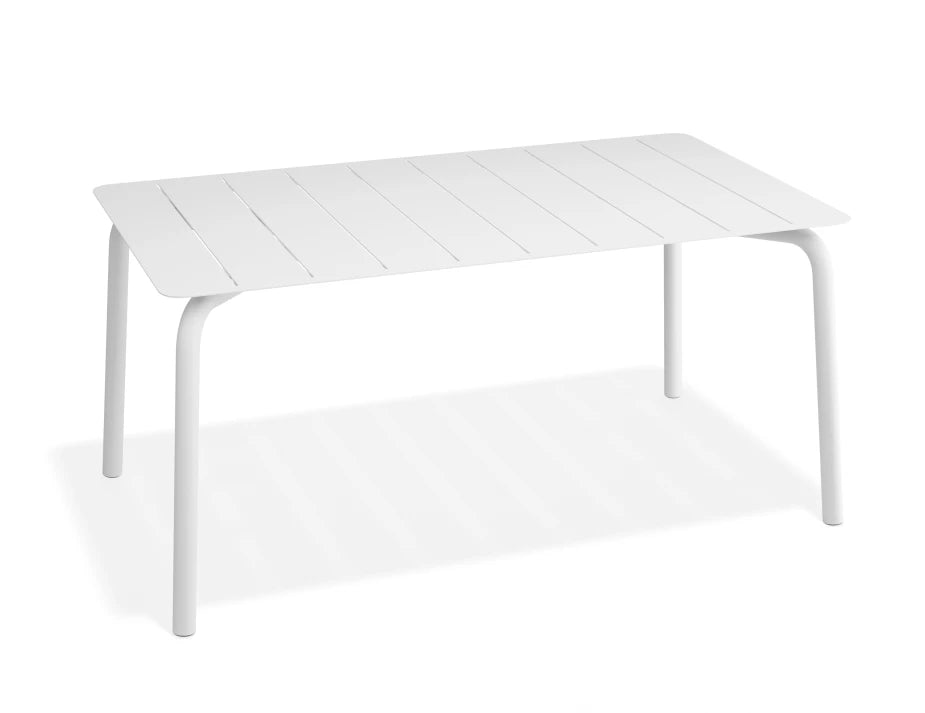 Roku Dining Table 160cm - Outdoor - White