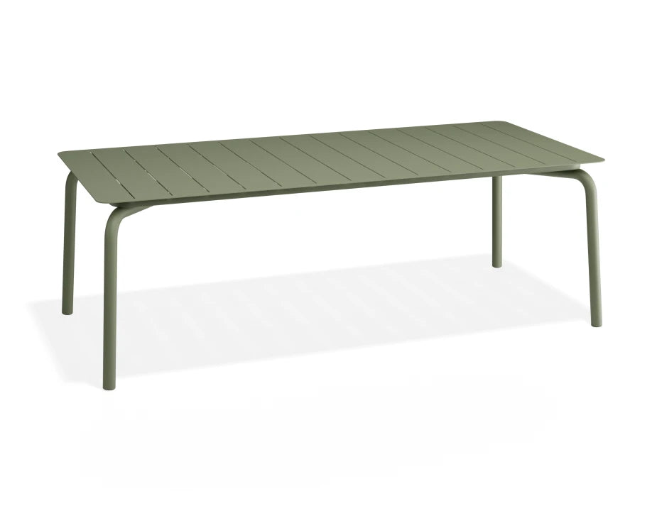 Roku Dining Table 220cm - Outdoor - Eucalyptus Green