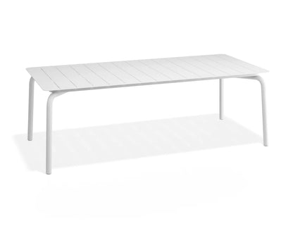 Roku Dining Table 220cm - Outdoor - White