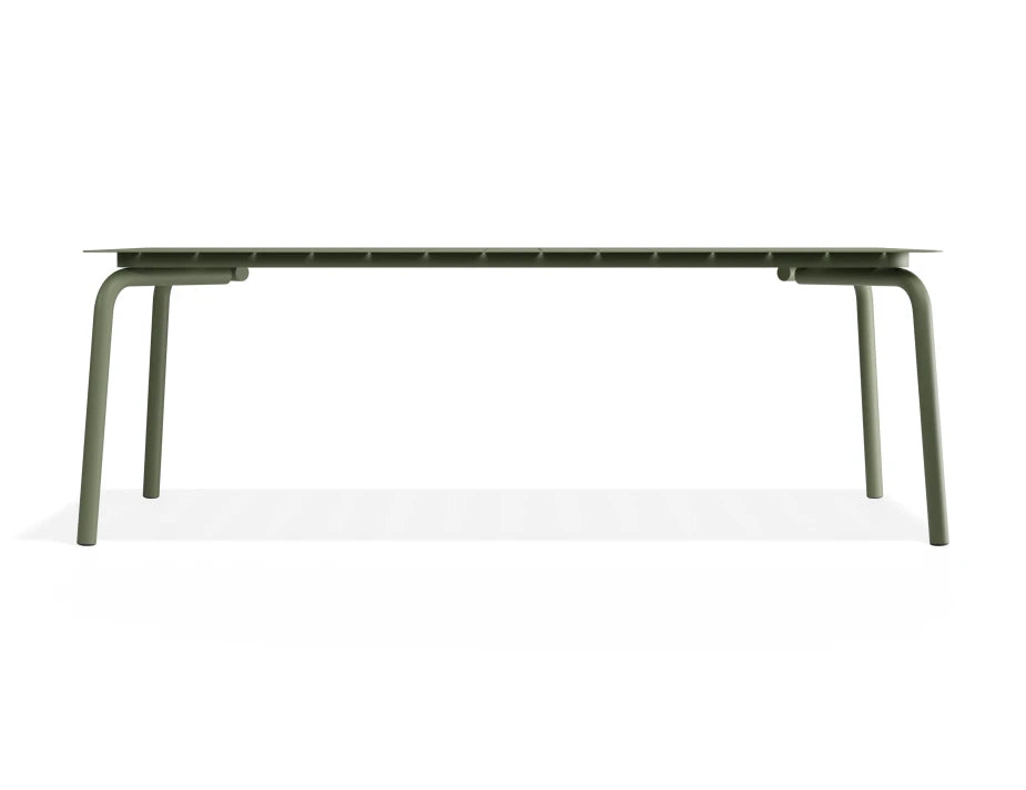 Roku Dining Table 220cm - Outdoor - Eucalyptus Green