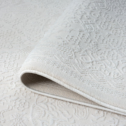 Fable 471 Ivory Abstract, Modern Rug