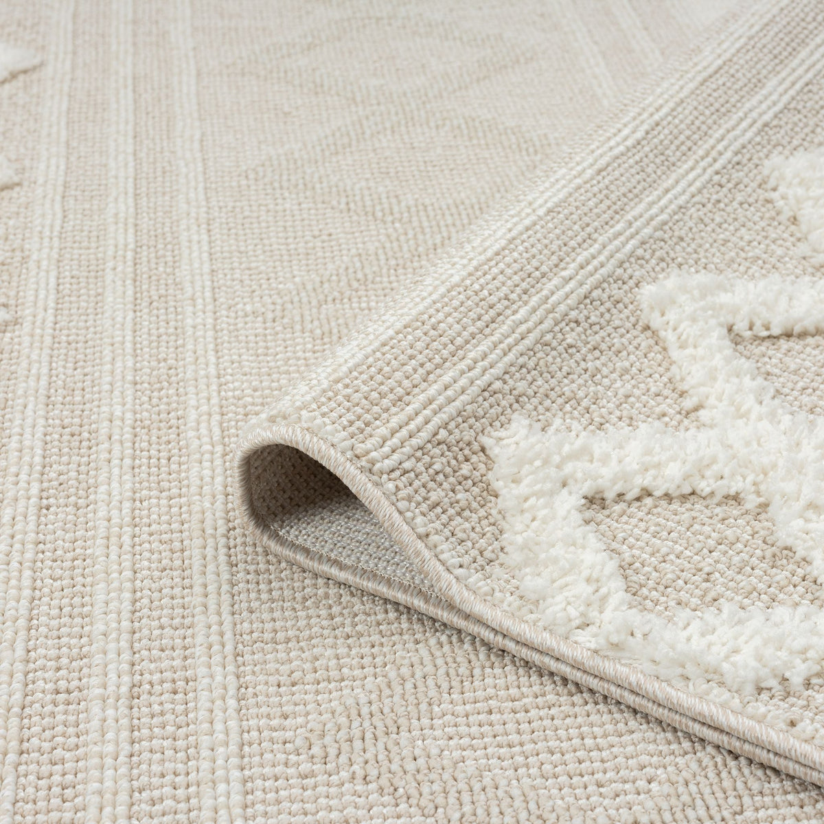 Cottage 542 Fawn Geometric Rug