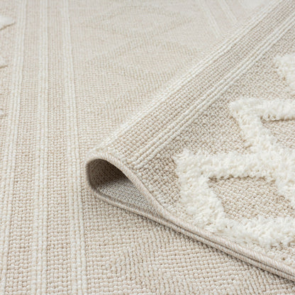 Cottage 542 Fawn Geometric Rug