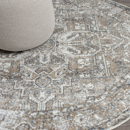 Easy 361 Earth Transitional Round Rug