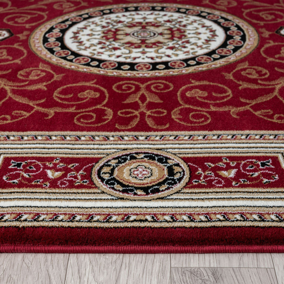 Estate 511 Red Traditional, Classic Hallway Runner