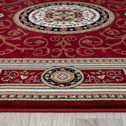 Estate 511 Red Traditional, Classic Hallway Runner