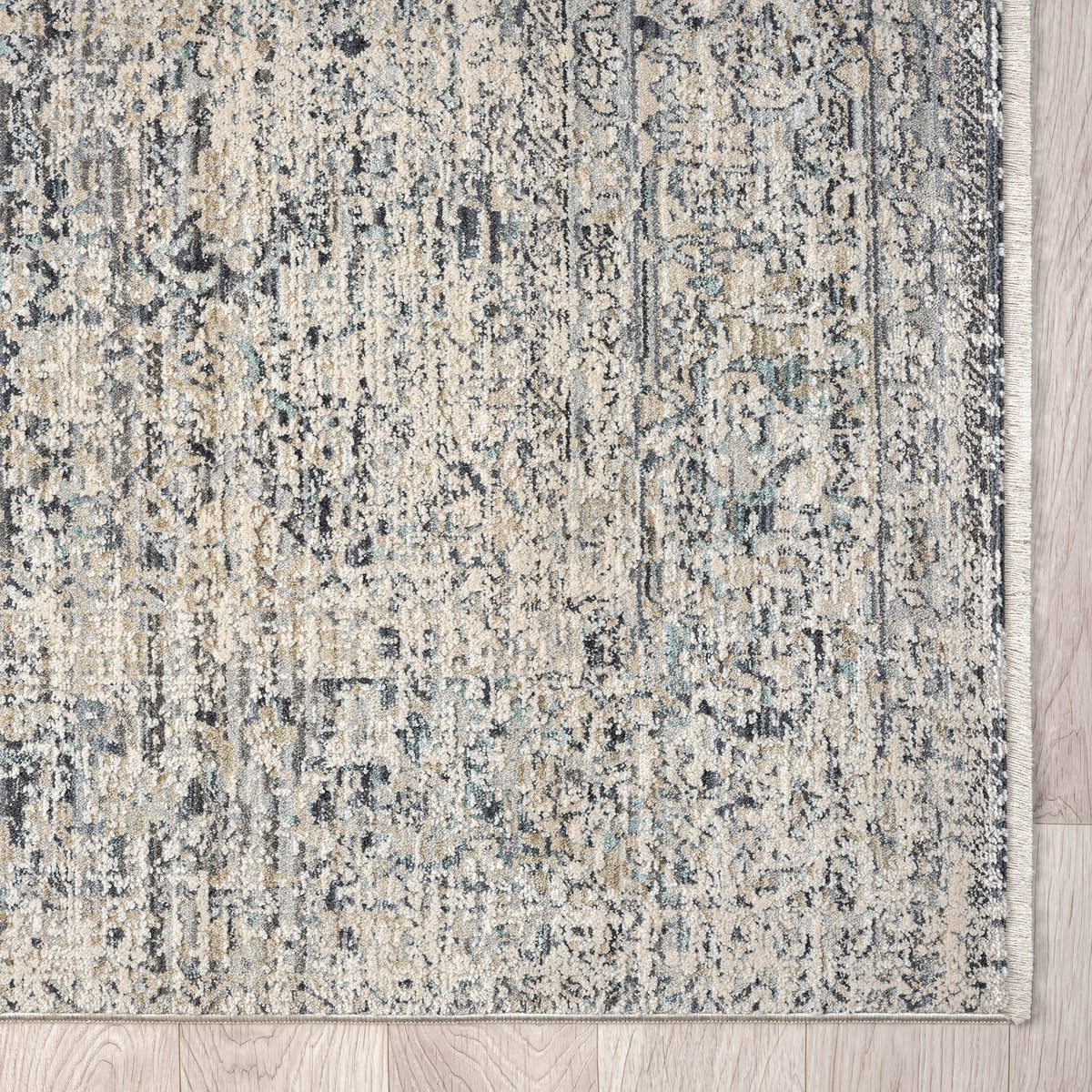 Aubrey 6740 Sand Abstract, Traditional Hallway Runner