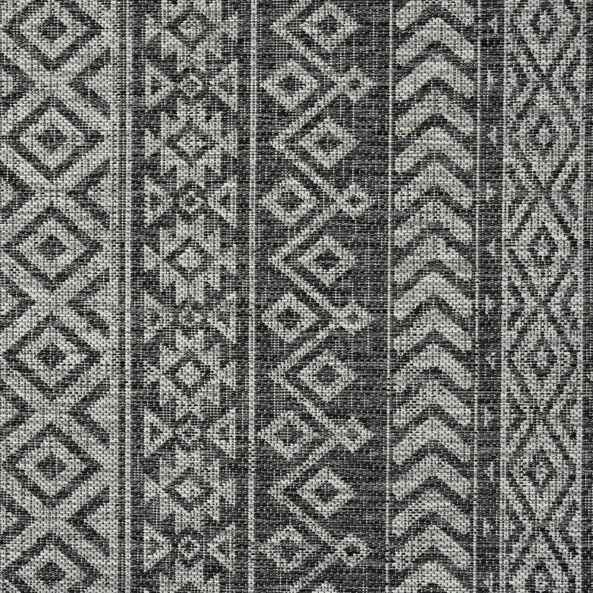 Alfresco 421 Charcoal Indoor Outdoor Indoor/Outdoor, Flatweave Rug