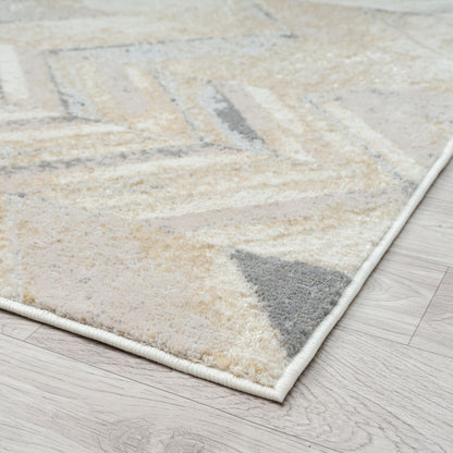 Amber 188 Stone Abstract, Geometric Rug