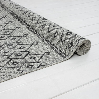 Alfresco 423 Lava Indoor Outdoor Indoor/Outdoor, Flatweave Hallway Runner