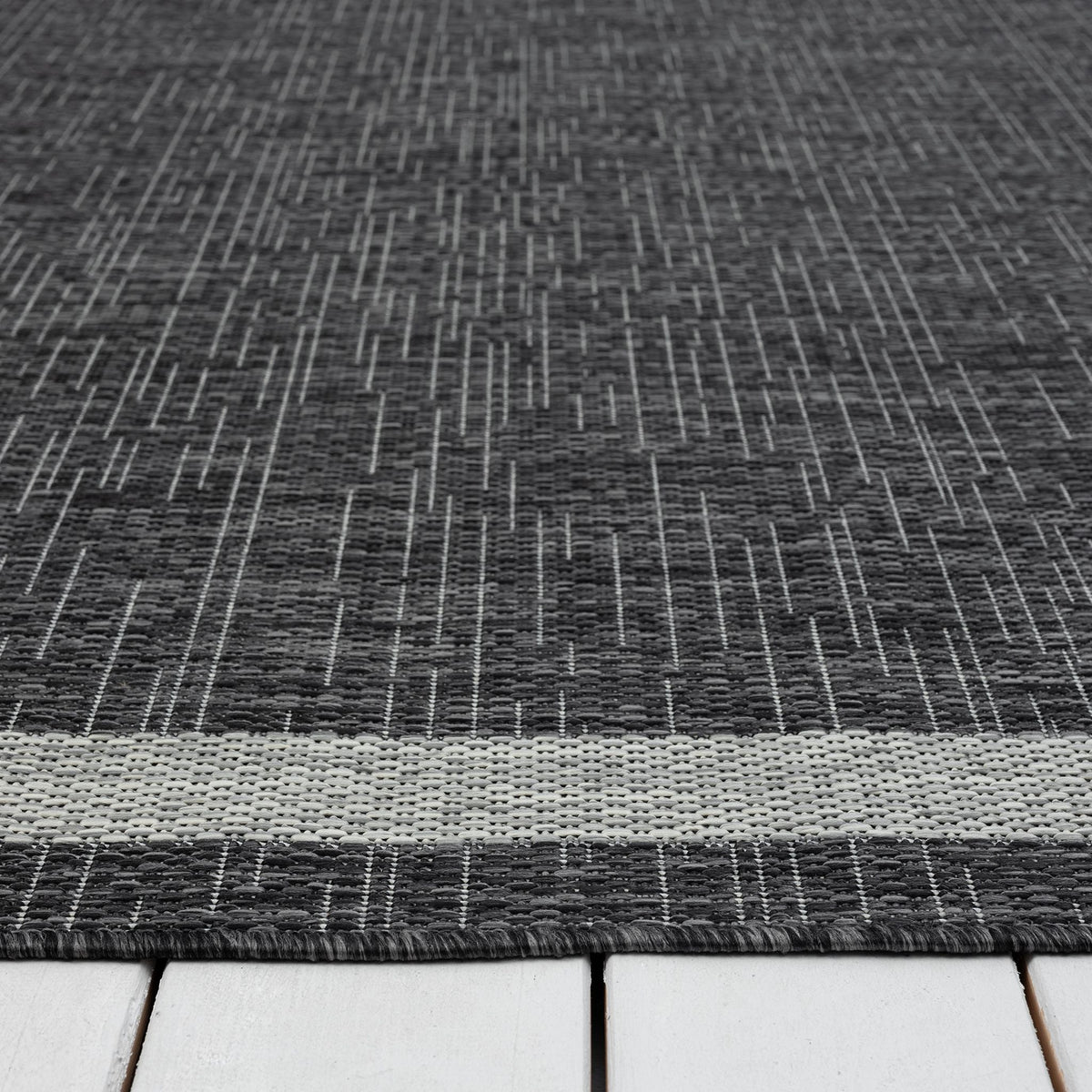 Alfresco 426 Shadow Indoor Outdoor Indoor/Outdoor, Flatweave Hallway Runner