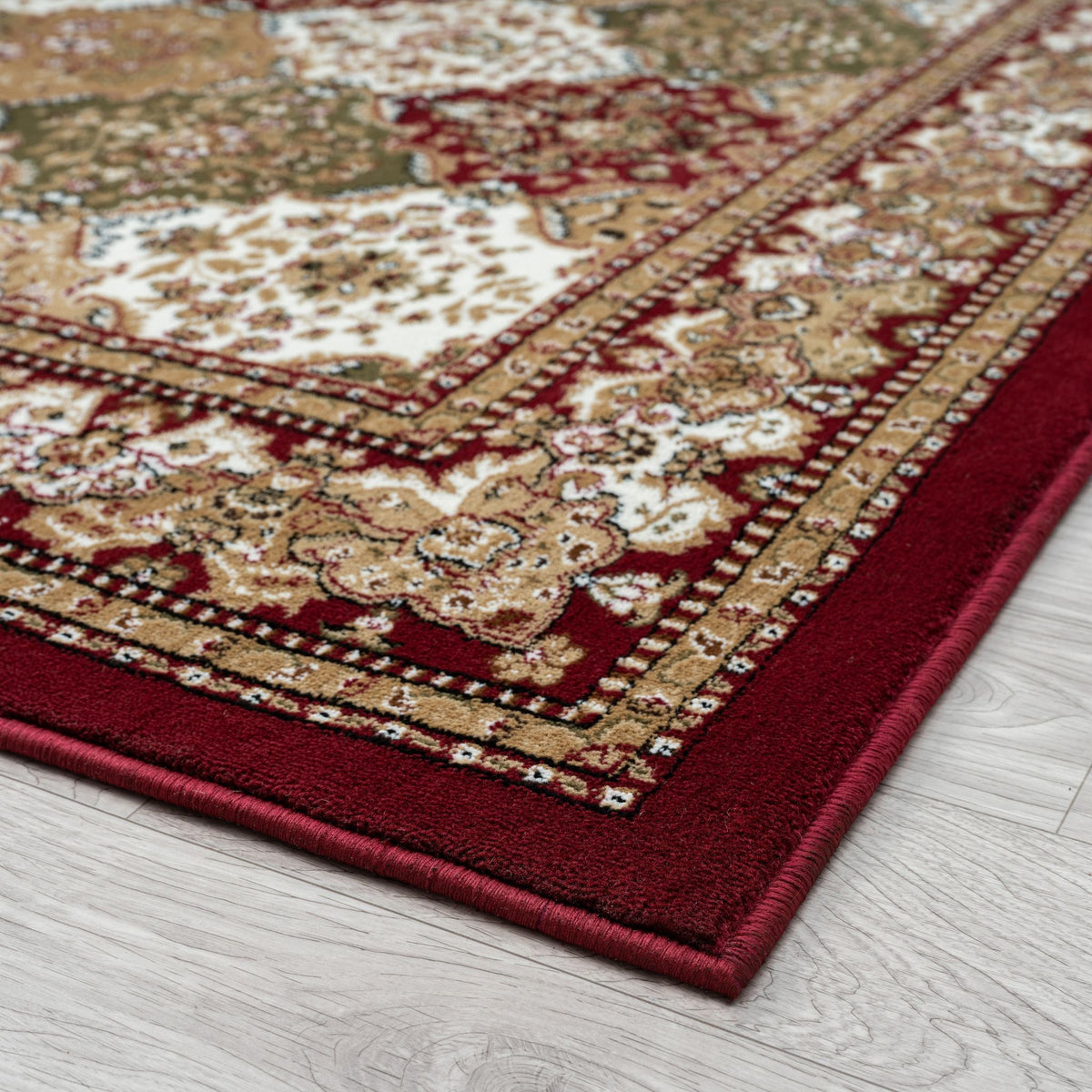 Royal 527 Red Traditional, Classic Hallway Runner