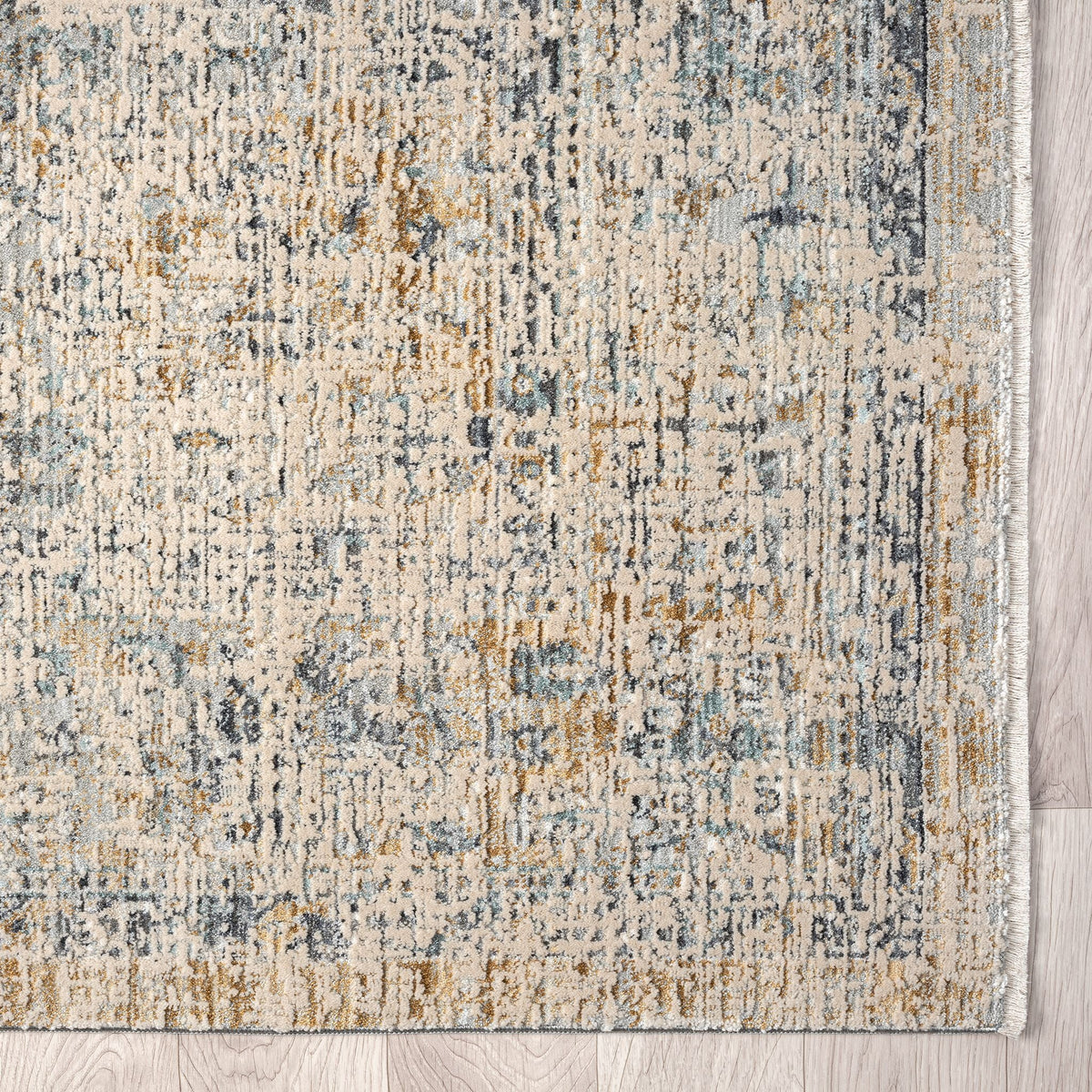 Aubrey 6738 Sand Abstract, Traditional Rug