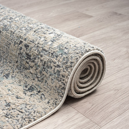 Aubrey 6740 Sand Abstract, Traditional Rug