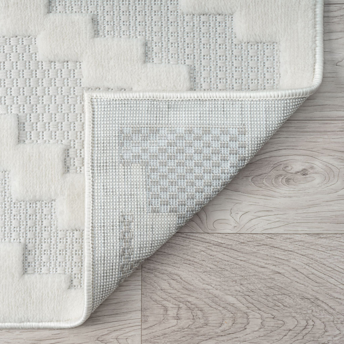 Calm 419 Linen Geometric Rug