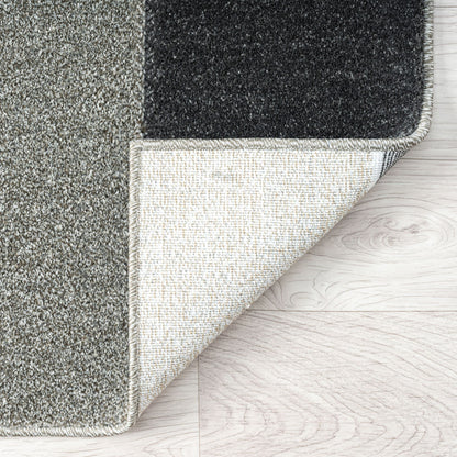 Astor 484 Slate Abstract Hallway Runner
