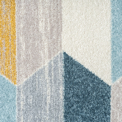 Canyon 514 Multi Geometric Hallway Runner