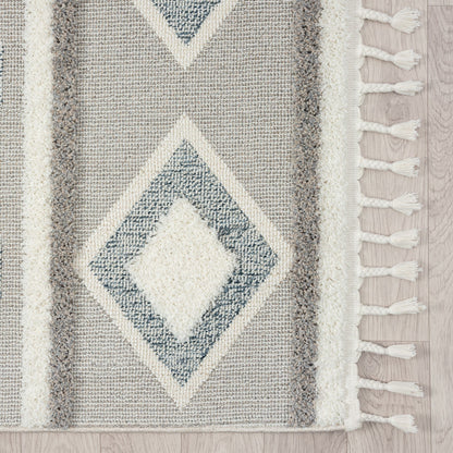 Cottage 546 Slate Geometric Rug